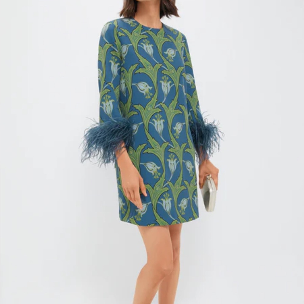 Tuckernuck Deco Floral Feather Mod Mary Dress- Worn Once, Dry Cleaned